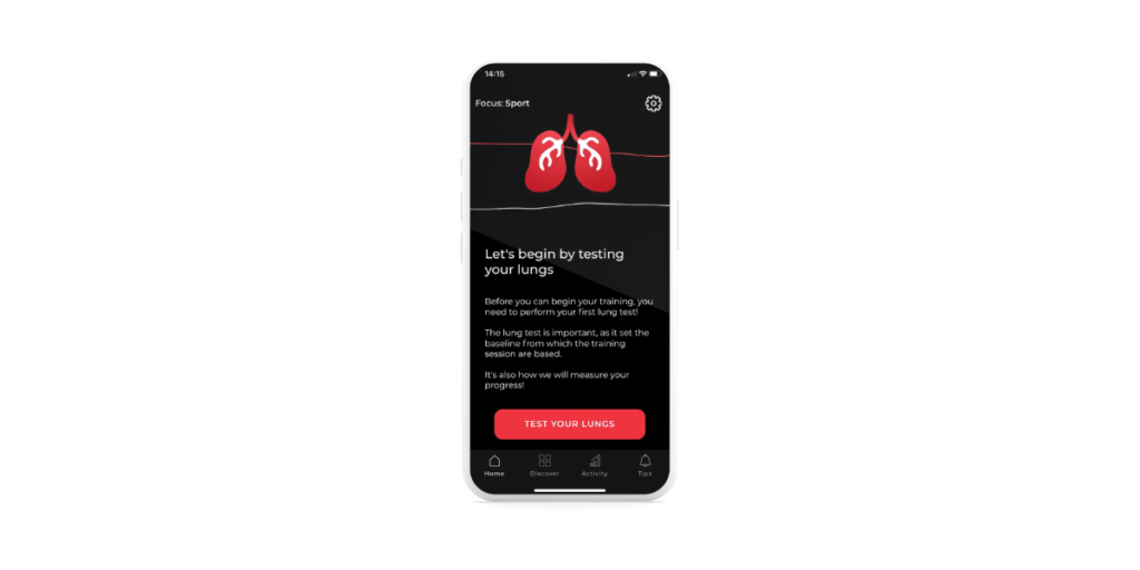 Airofit lung function test