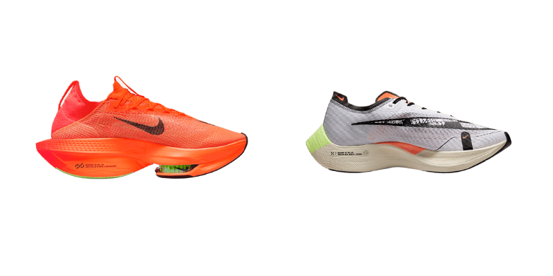 Nike Alphafly and Vaporfly